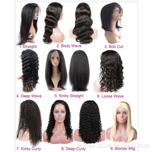 Raw Vietnamese Burmese Hair Wig Unprocessed Virgin Natural Straight & Wavy Hair Vendors, Cuticle Aligned Raw  Human Hair Wigs
